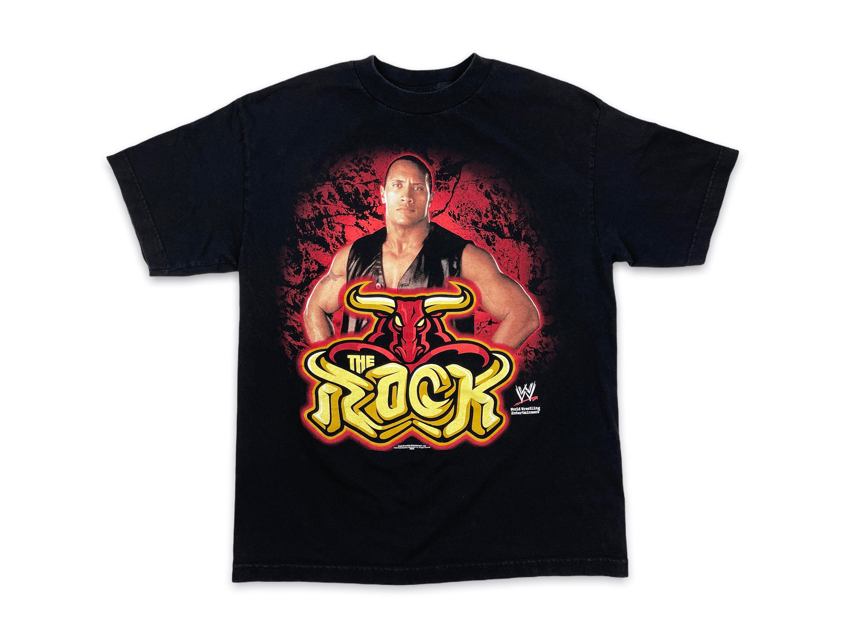 the rock wwe t shirts