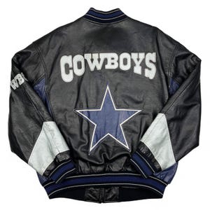 Vintage 1990s Dallas Cowboys NFL Football Genuine Leather