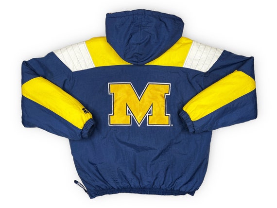 Vintage Michigan Wolverines Jacket 90s Starter Wi… - image 2