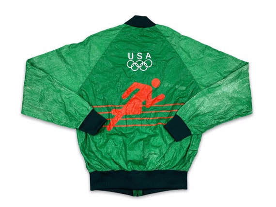 Vintage Levi's Olympic Windbreaker 80s Tyvek Jack… - image 1