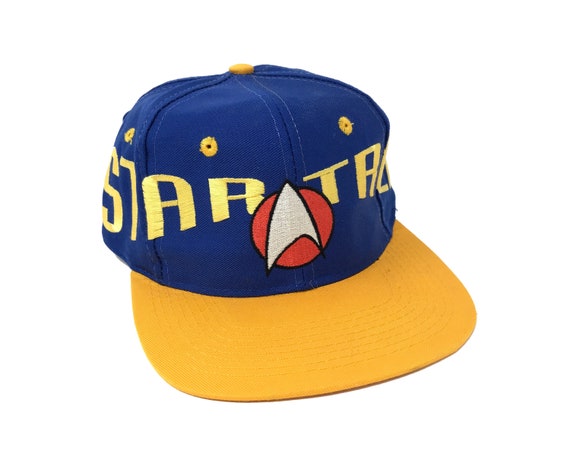 Vintage Star Trek Snapback Hat 90s Cap Starfleet I