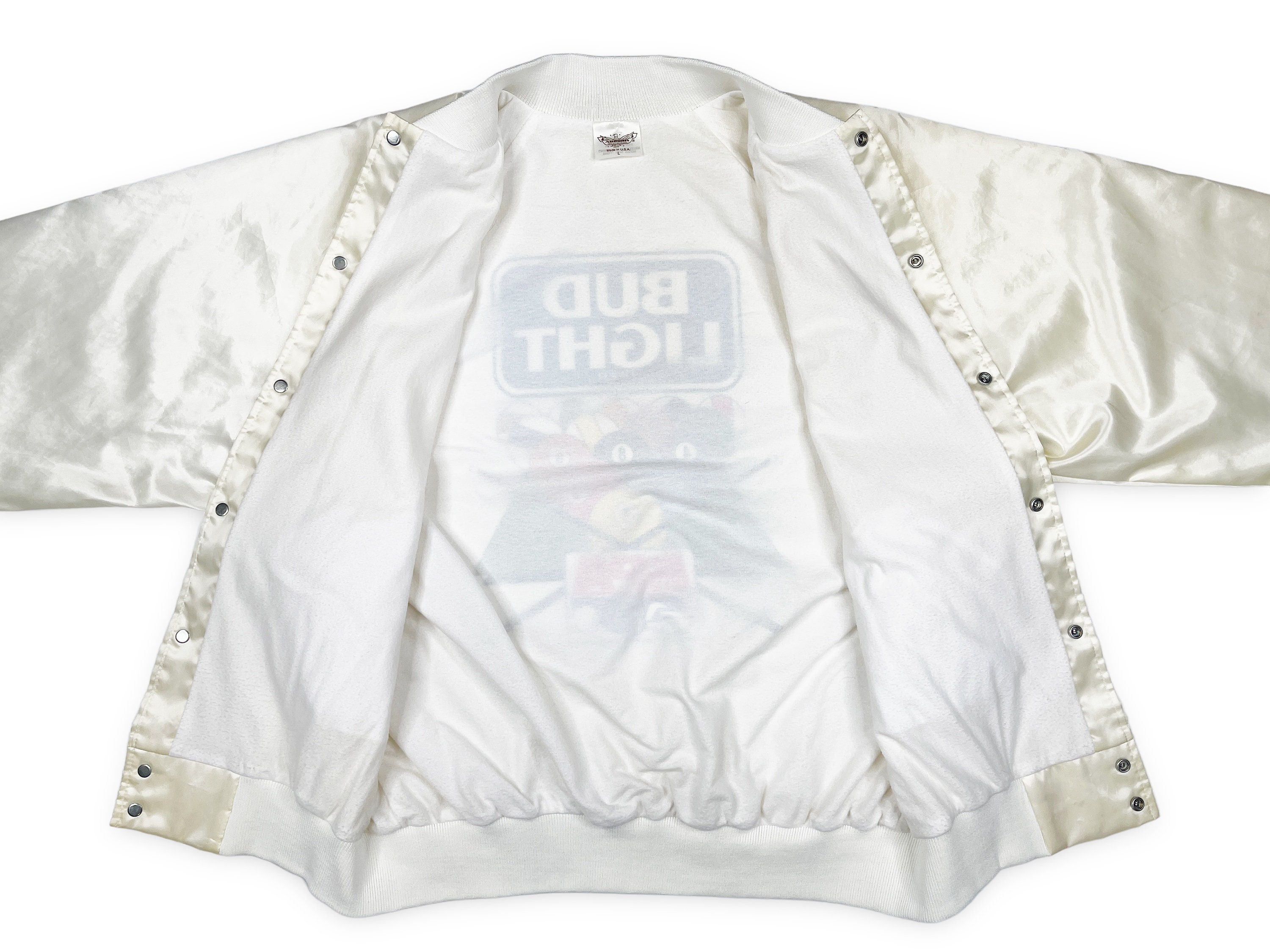 Vintage Bud Light Pool Jacket 80s 90s Billiards Bomber Snap up Etsy