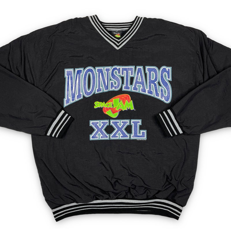 Sweat Space Jam Homme – Noir, Taille M, état Excellent (Looney Tunes)