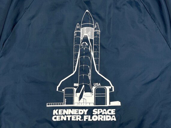 Vintage Kennedy Space Center Windbreaker 80s NASA Jac… - Gem