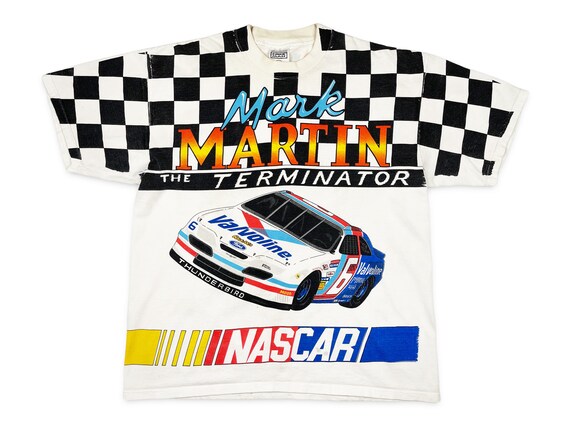Vintage Mark Martin Racing Shirt 90s 