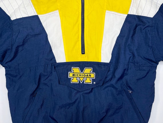 Vintage Michigan Wolverines Jacket 90s Starter Wi… - image 3