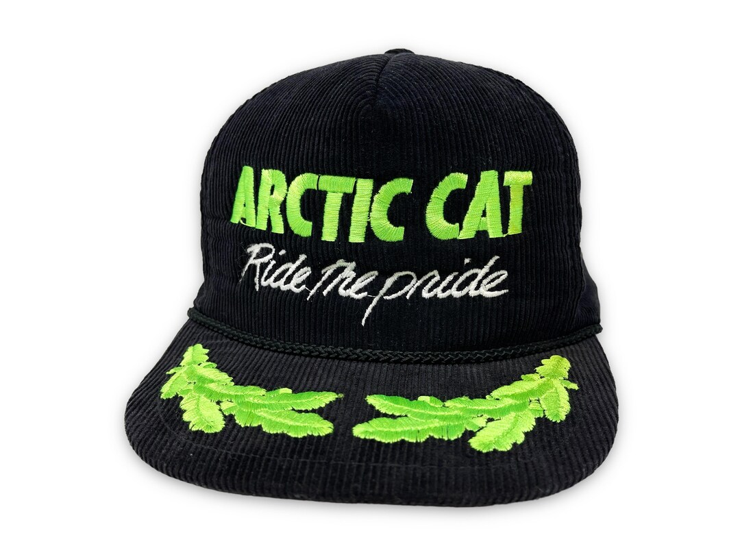 Vintage Arctic Cat Hat 80s Cap Snowmobiling Snowmobile Racing Etsy