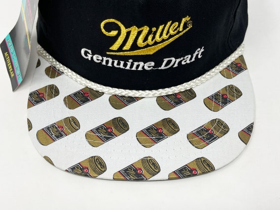 Vintage Miller Genuine Draft Hat 80s 90s Strapbac… - image 2