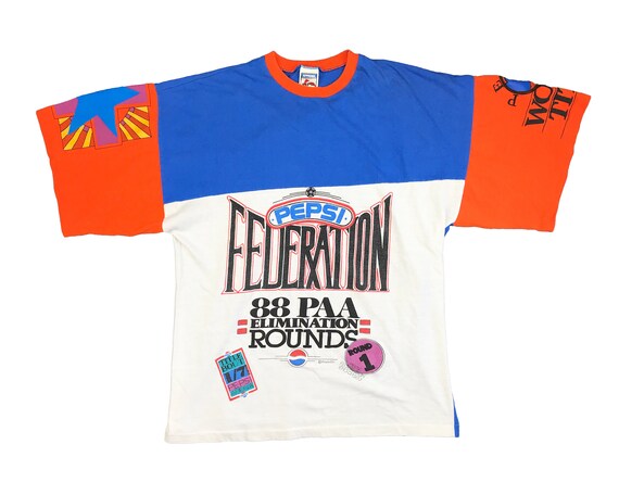 Vintage Pepsi Shirt 80s Advertising Coca Cola Soda