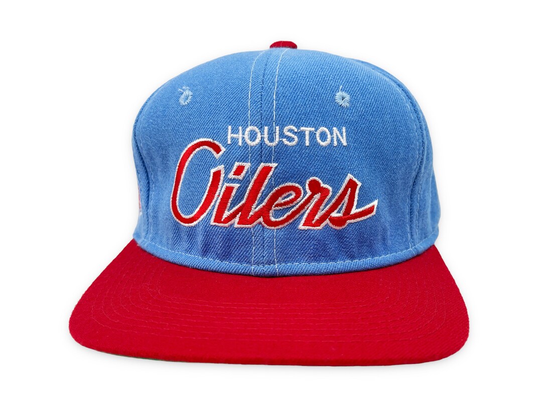 Vintage Houston Oilers Hat 90s Sports Specialties Wool Fitted Etsy
