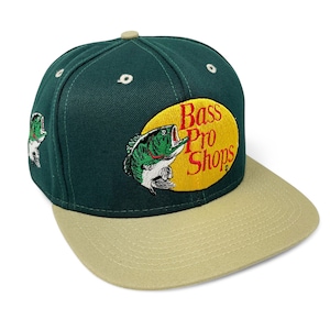 Vintage Bass Pro Shops Hat 90s Fitted Cap Size 7 1/2 Fishing B5