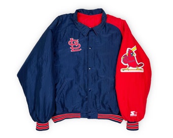 Vintage St Louis Cardinals Jacket 90s Starter Diamond Collection Bomber MLB R3