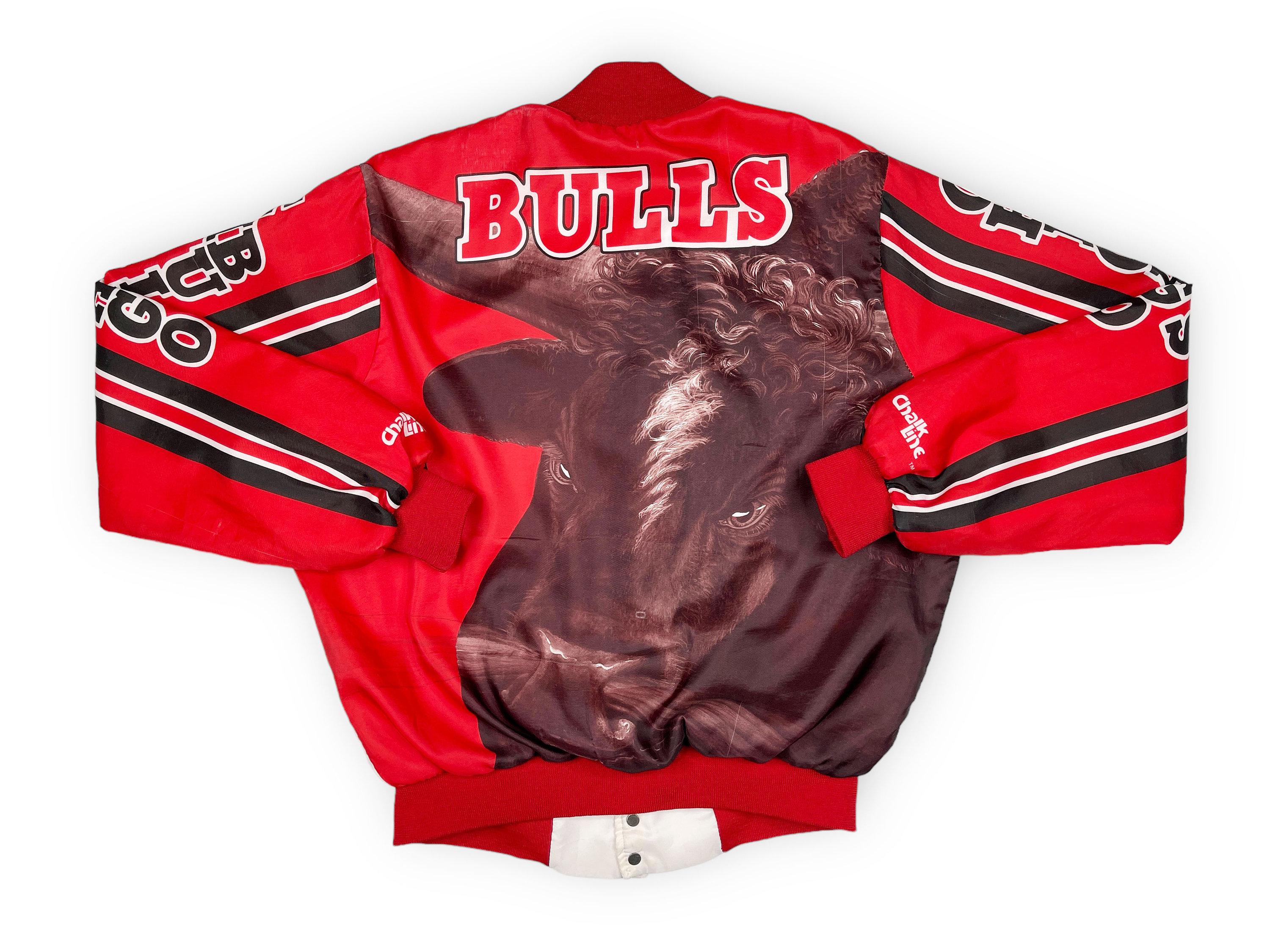 80s chalk line Chicago bulls NBA ブルズ