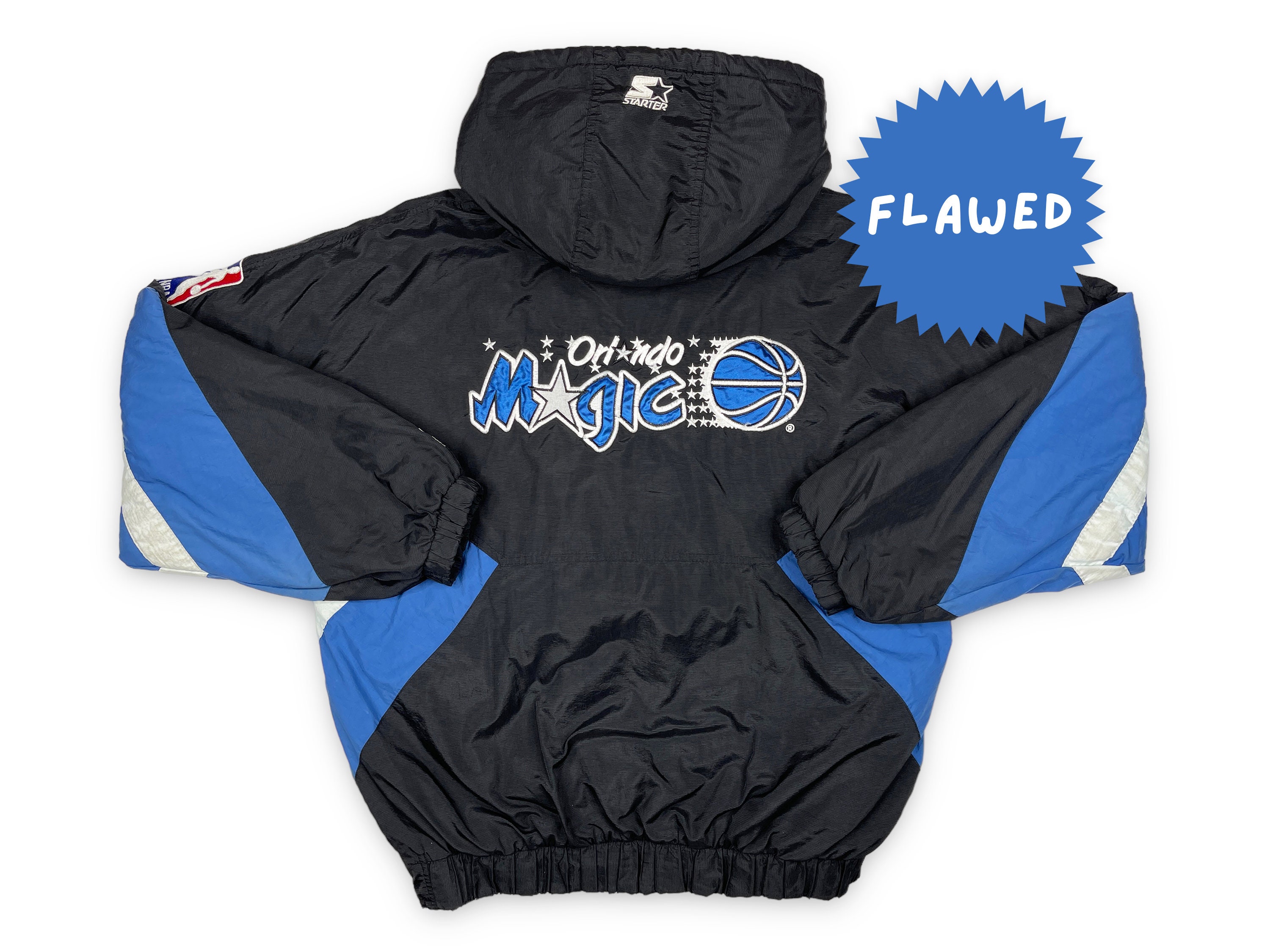 1992-93 Orlando Magic # Game Issued White Warm Up Jacket 48 DP13870