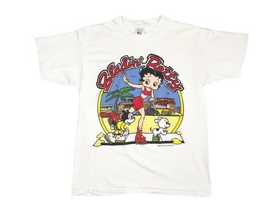 Vintage Betty Boop Shirt 90s Rollerblading Bladin'