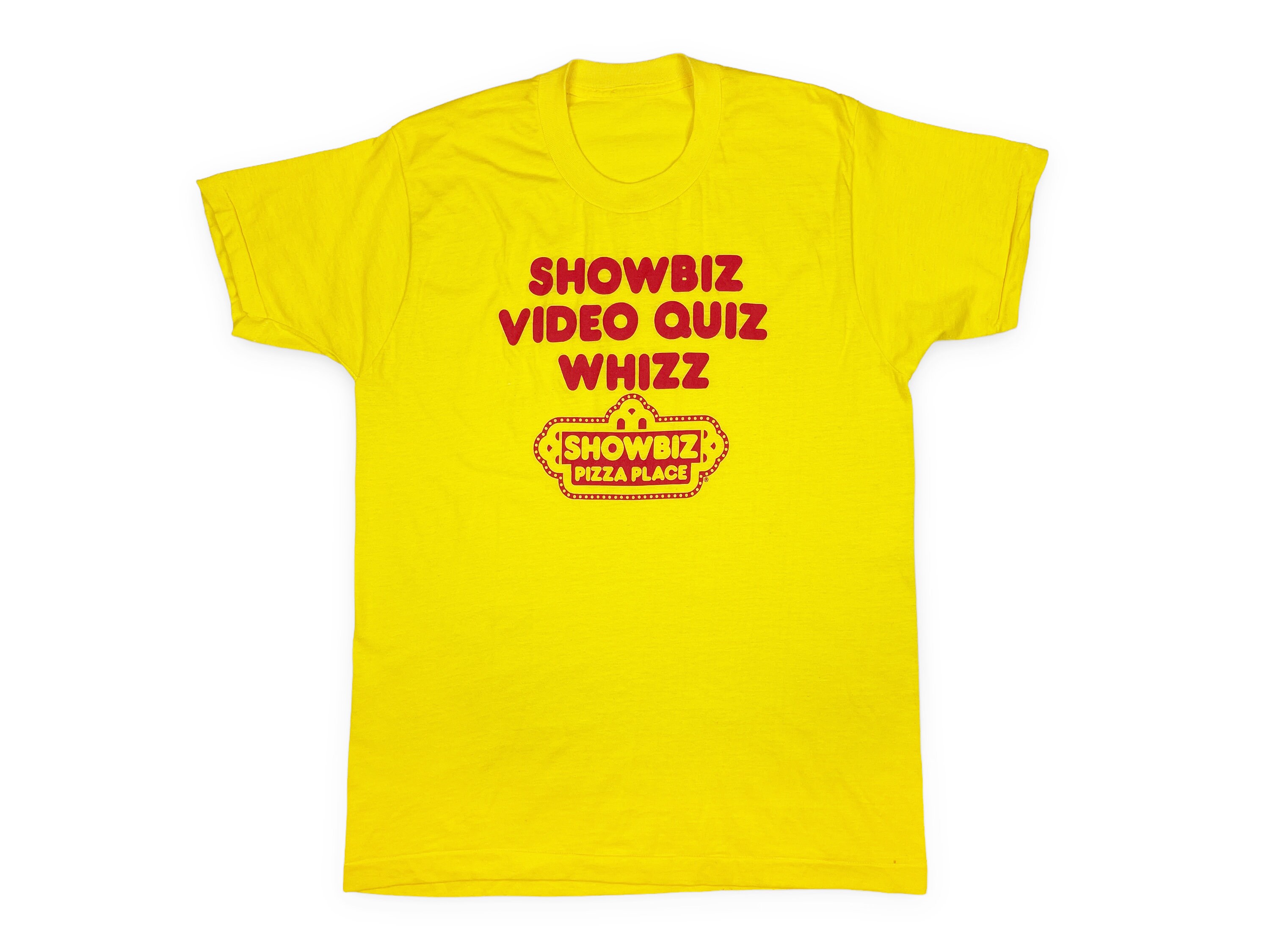 showbiz pizza shirt