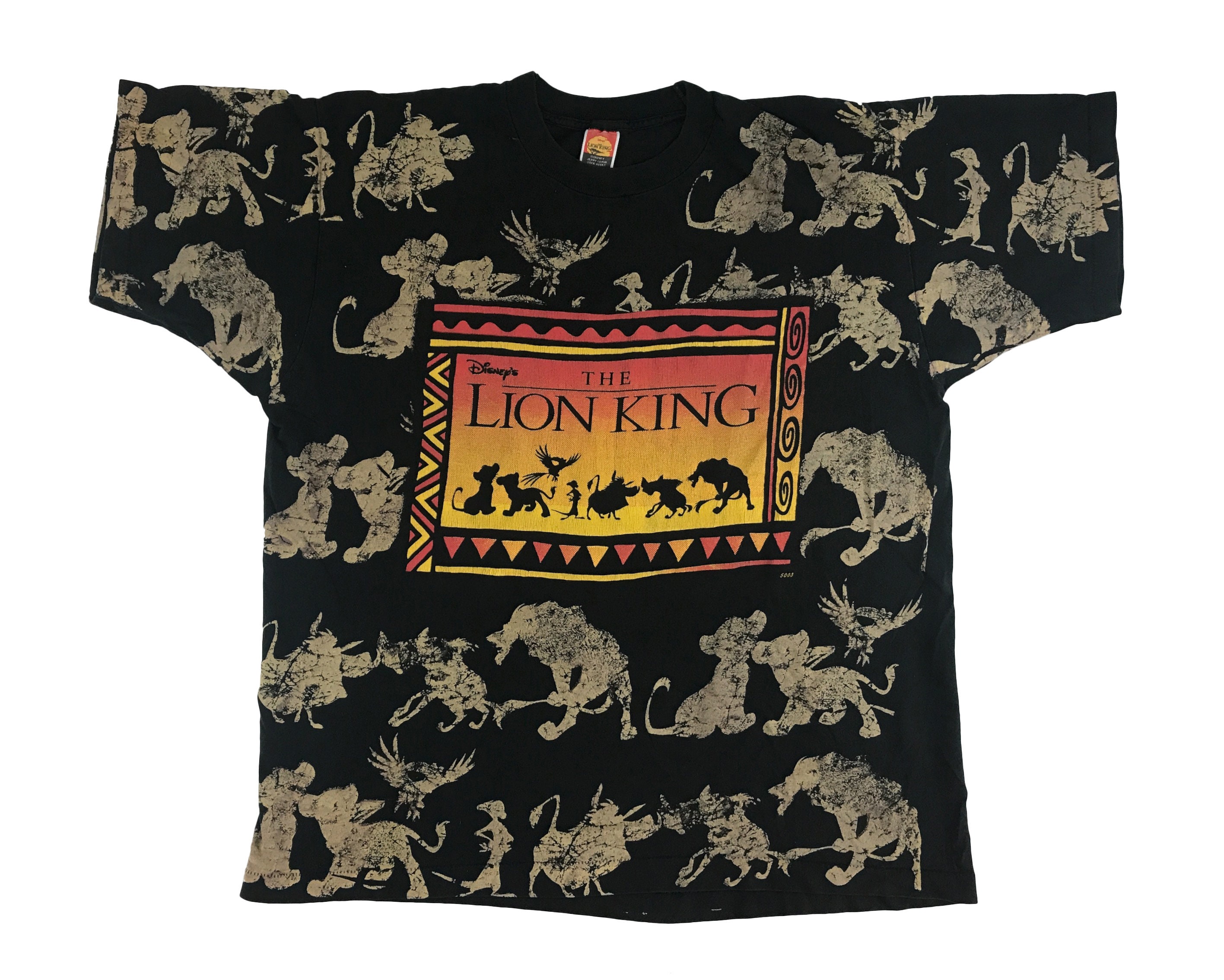 Vintage Lion King Shirt 90s Disney All Over Print Movie Promo