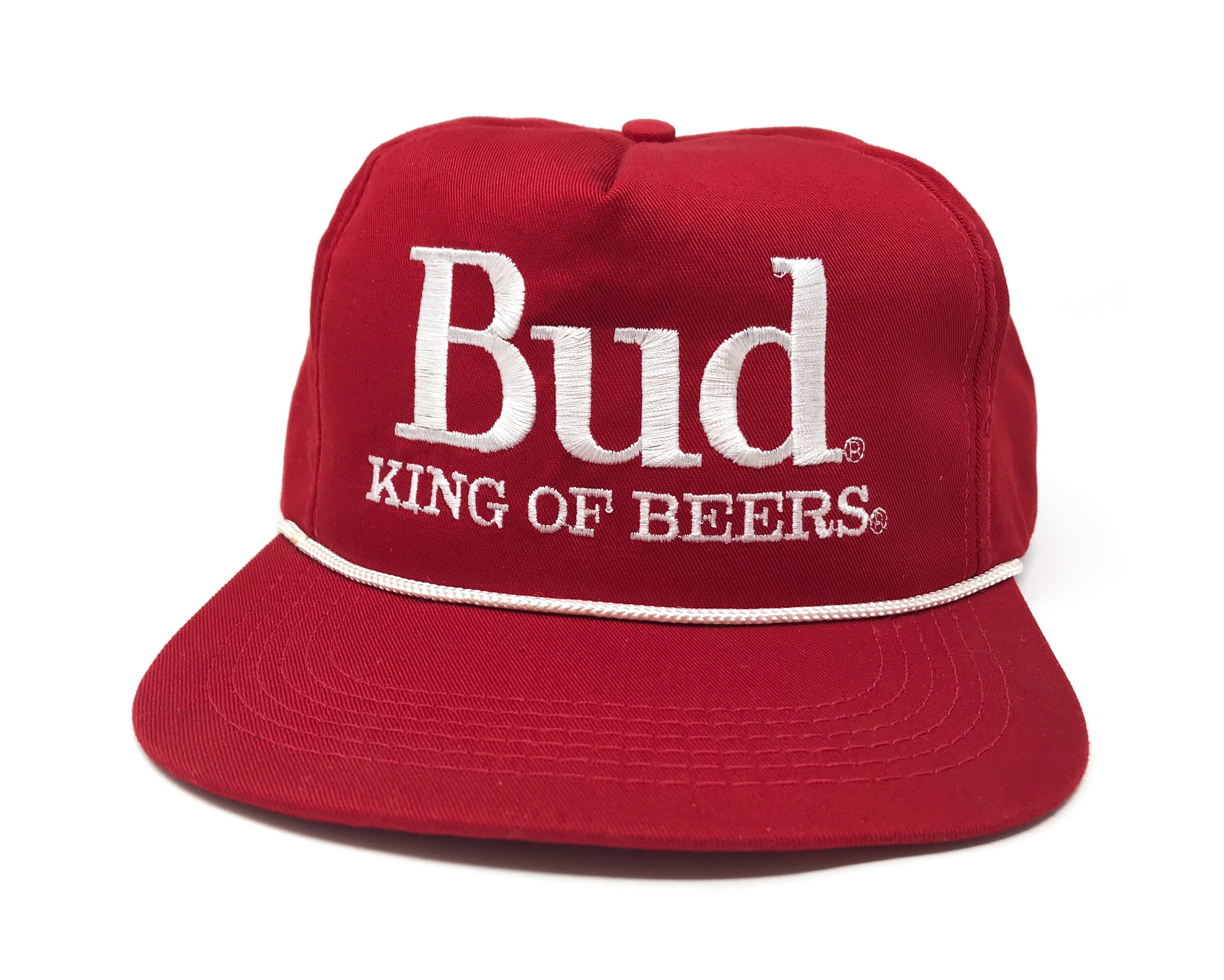 Vintage Budweiser Hat 90s Strapback Cap Bud Light King of | Etsy