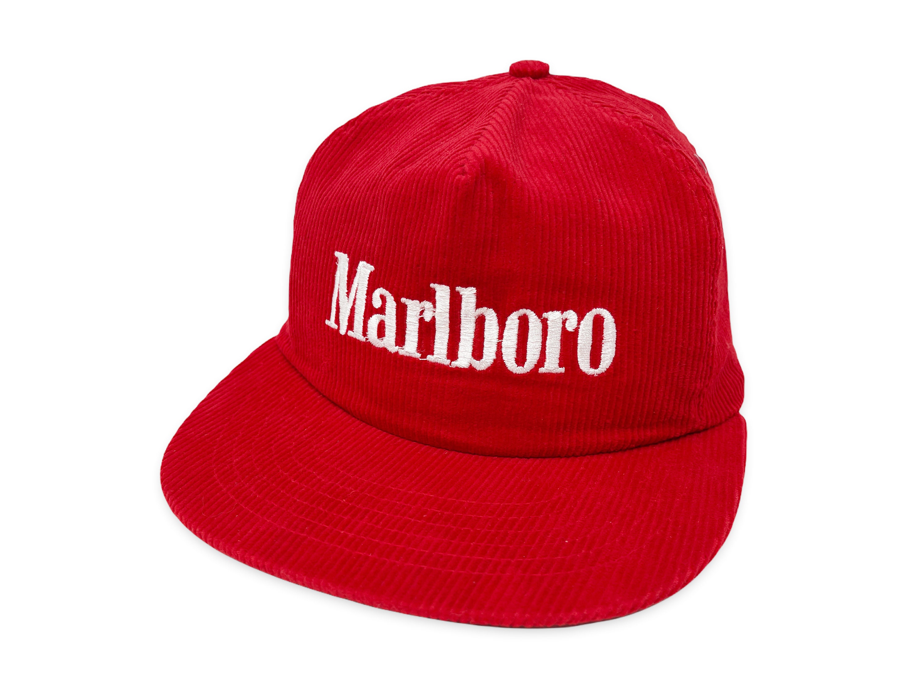 Vintage Marlboro Snapback Hat Corduroy 
