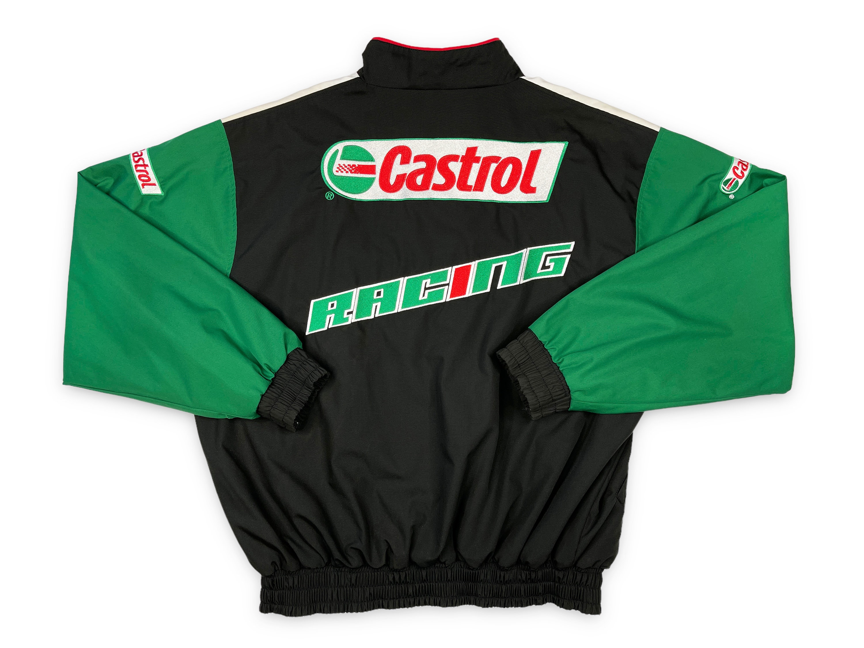 Vintage Castrol Racing Jacket 90s NASCAR DISTRESSED R9