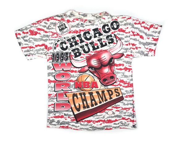 Vintage 1991 NBA World Champion Chicago Bulls - Depop