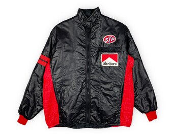 Vintage Marlboro Racing Jacket 70s 80s Bomber Formula 1 F1 Cigarettes Small R5 Etsy