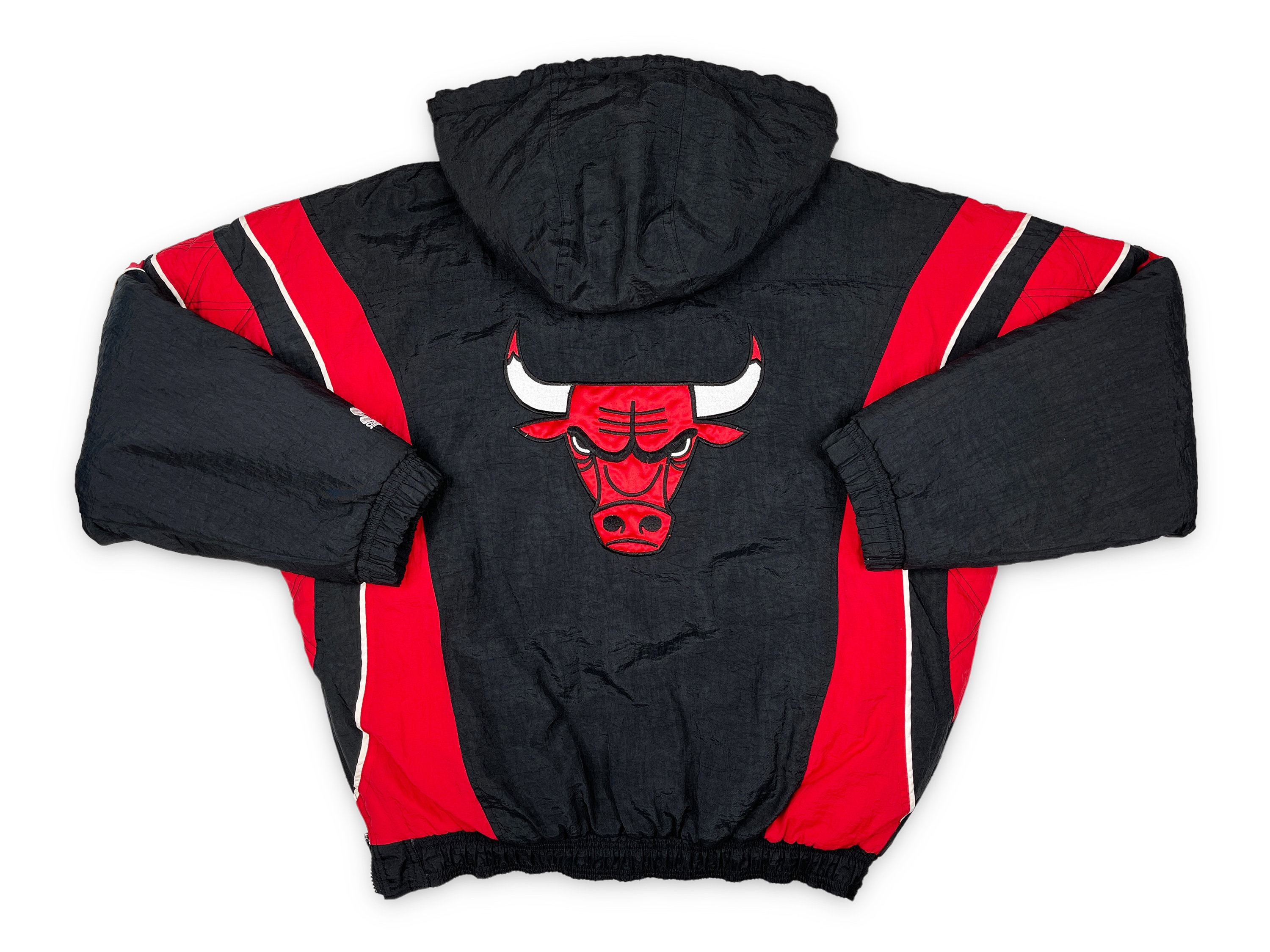 STARTER, Jackets & Coats, Vtg 9s Starter Chicago Bulls 4 Zip Pullover  Jacket Youth Childrens Small