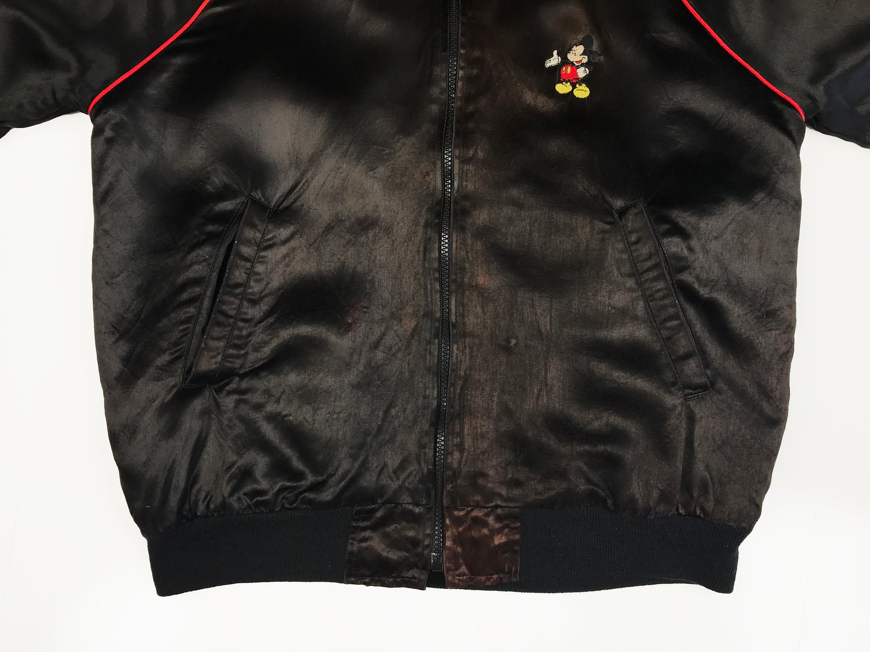 Vintage Disney Channel Bomber Jacket 80s Mickey Mouse R5 - Etsy