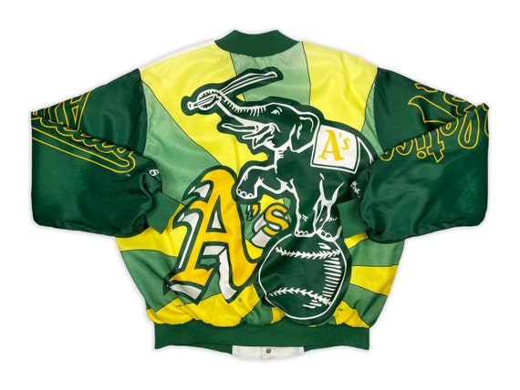 Vintage Oakland Athletics Chalk Line Jacket 80s 90s Bomber -  Finland