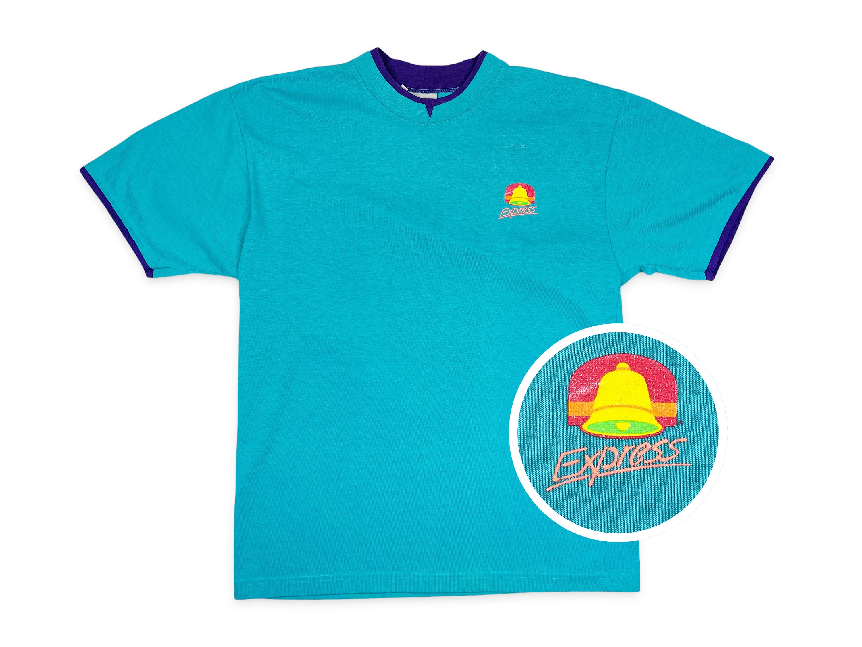 Vintage Taco Bell Express Shirt 90s Fast Food Uniform V18 - Etsy