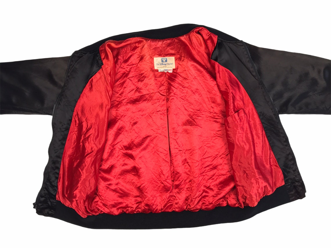 Vintage Disney Channel Bomber Jacket 80s Mickey Mouse R5 Etsy