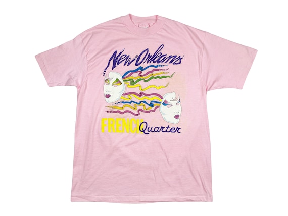 Vintage New Orleans Shirt French Quarter 80s 90s Mardi Gras - Etsy