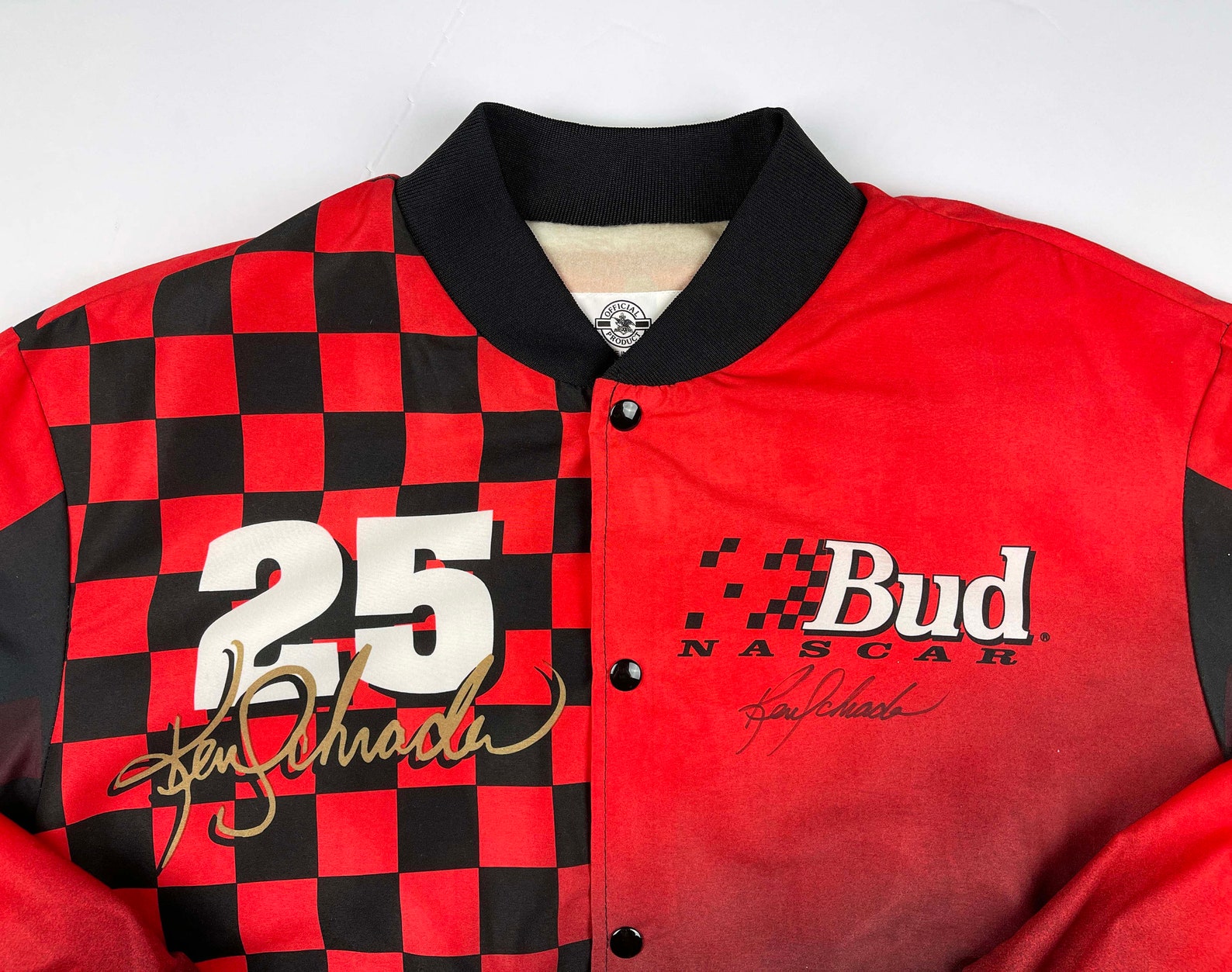 Vintage Budweiser Jacket 90s NASCAR Racing Ken Schrader | Etsy