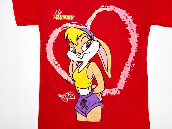 Vintage Lola Bunny Shirt 90s Space Jam Tune Squad… - image 3