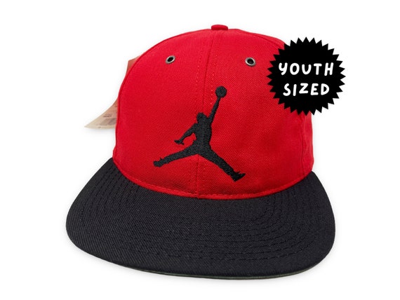 Vintage Nike Air Jordan Hat 90s Snapback Cap Jump… - image 1