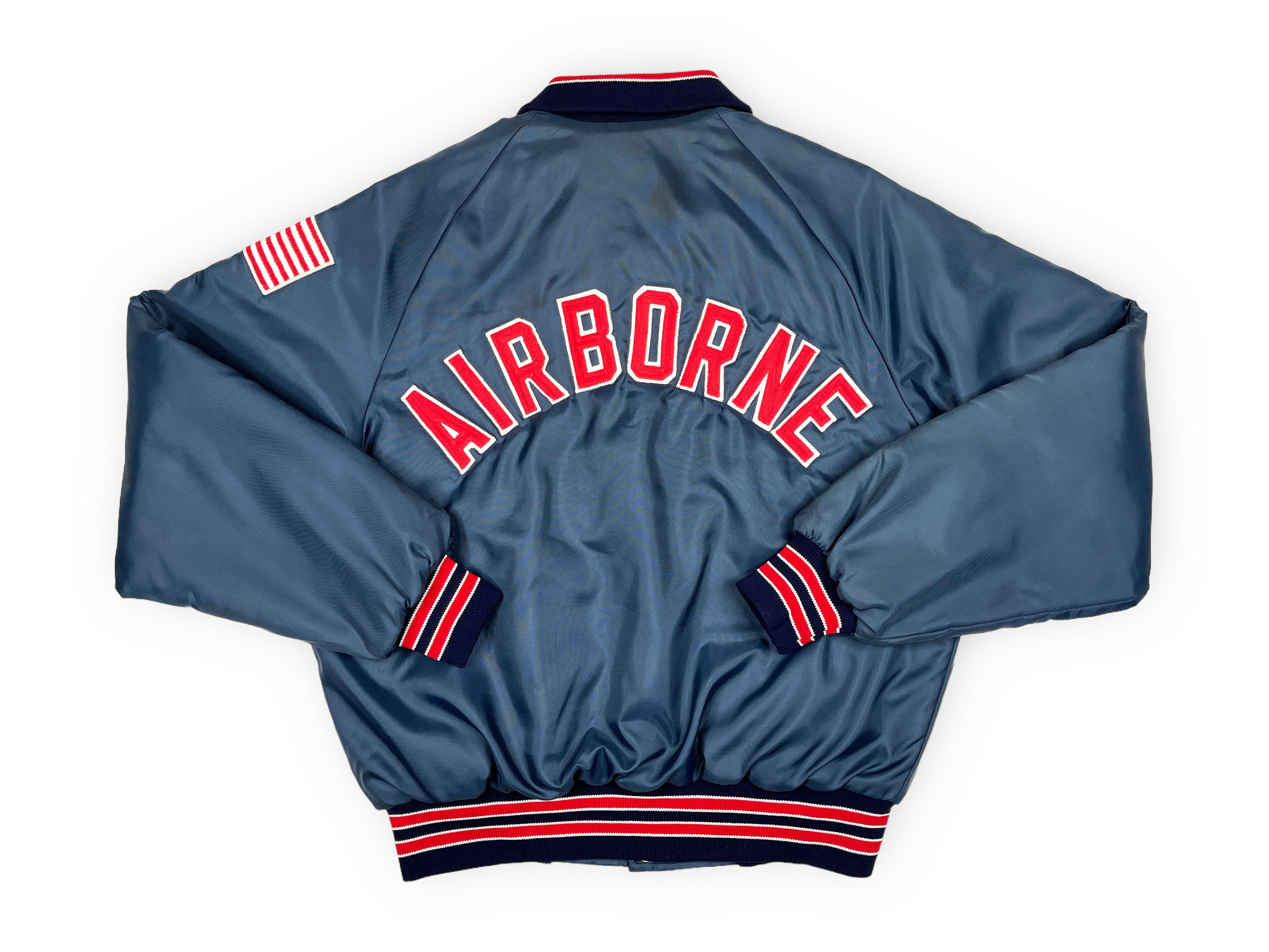 Vintage Airborne Paratrooper Bomber Jacket 80s US Military Army R3