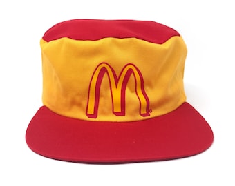 Vintage Mcdonalds Hat Snapback 80s Cap 