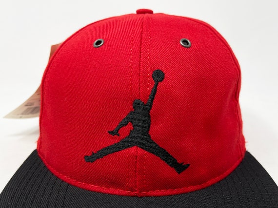 Vintage Nike Air Jordan Hat 90s Snapback Cap Jump… - image 2