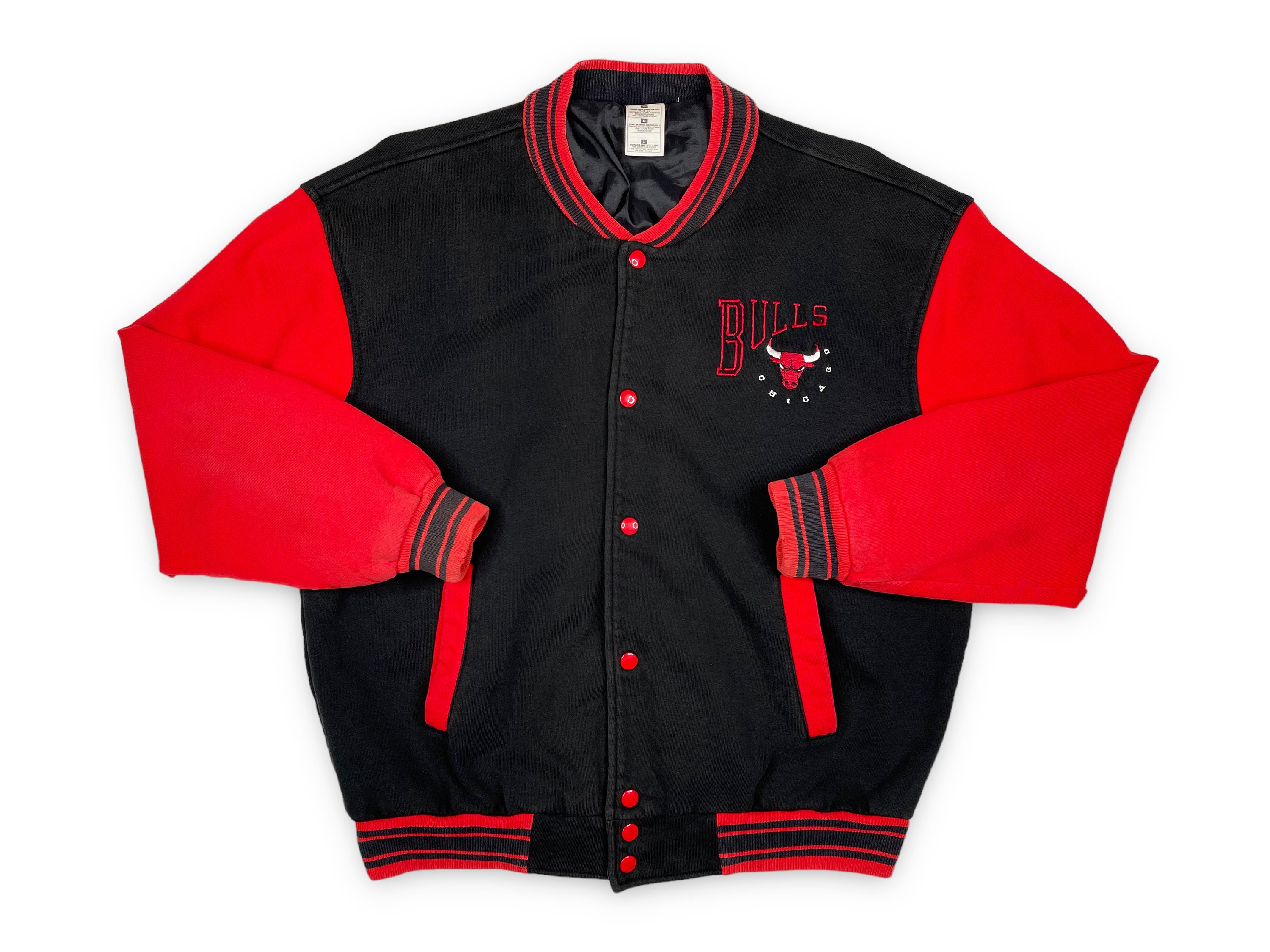 Vintage Chicago Bulls Jacket 90s NBA Michael Jordan Varsity Bomber STAINED R8 Etsy Ireland
