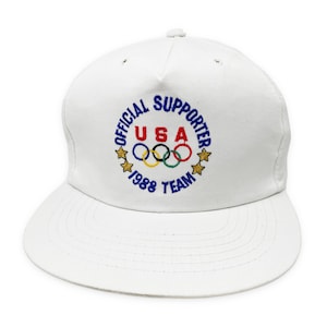 Vintage Team USA Olympia Mütze 1988 Seoul 80er Jahre Snapback Cap