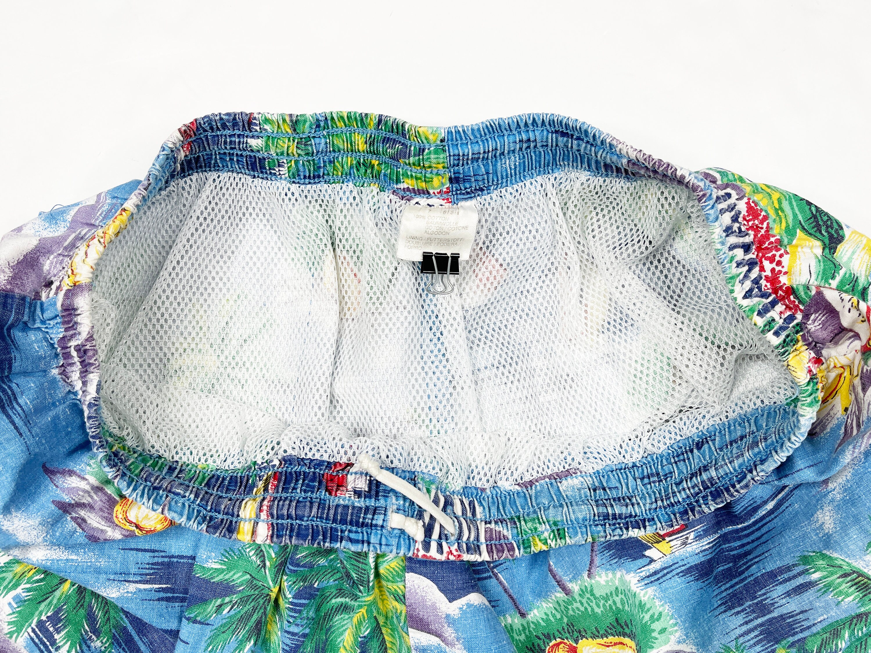 Vintage Hawaiian Shorts 80s Swimming Swim Hawaii Tropical