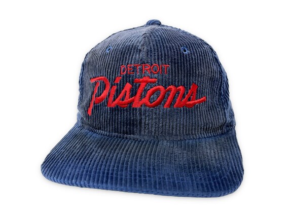 Vintage Detroit Pistons Corduroy Hat 90s Snapback Cap Sports - Etsy