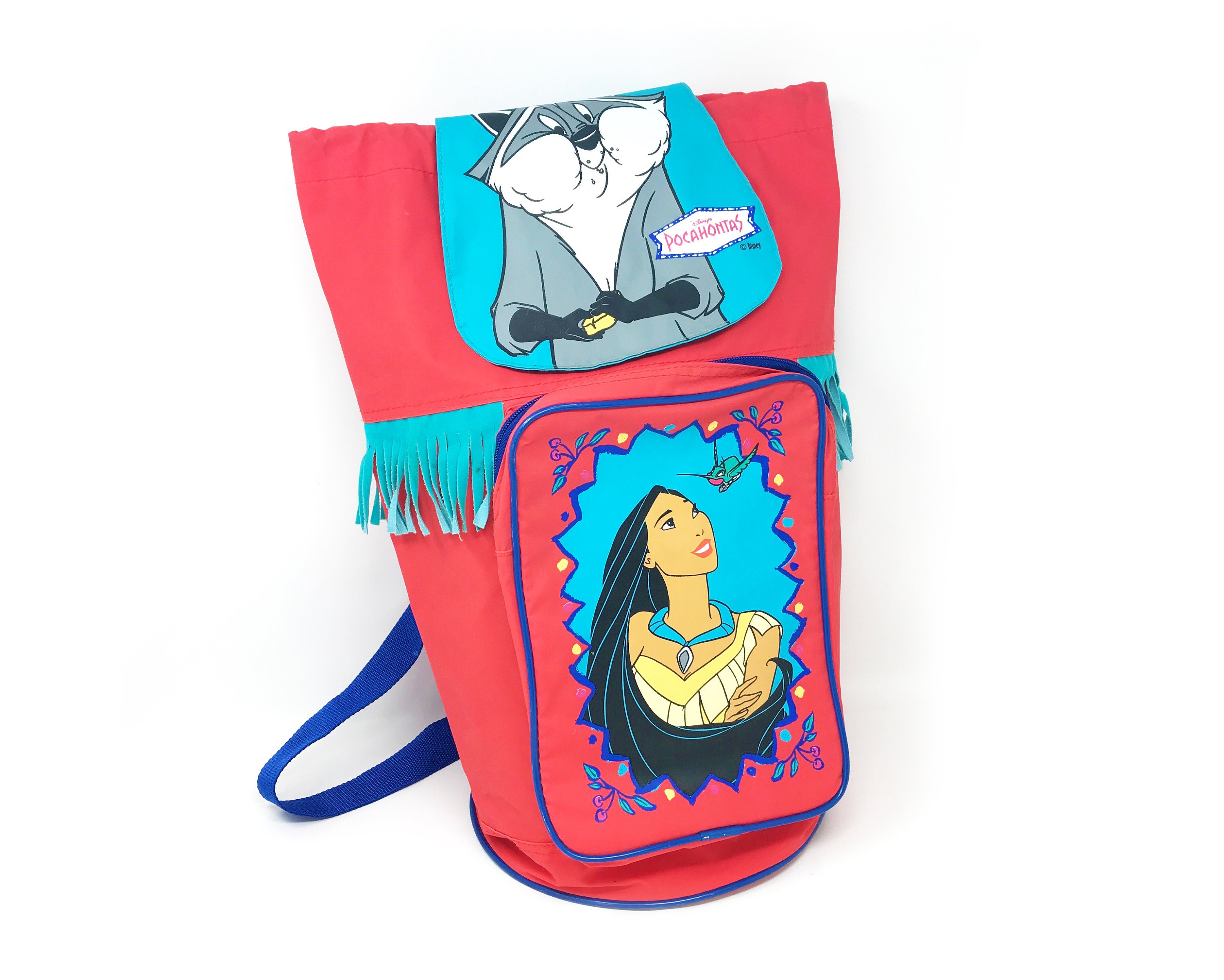 Disney Store Meeko and Flit Pouch 2pc Set Makeup Travel Bag Pocahontas Gift New