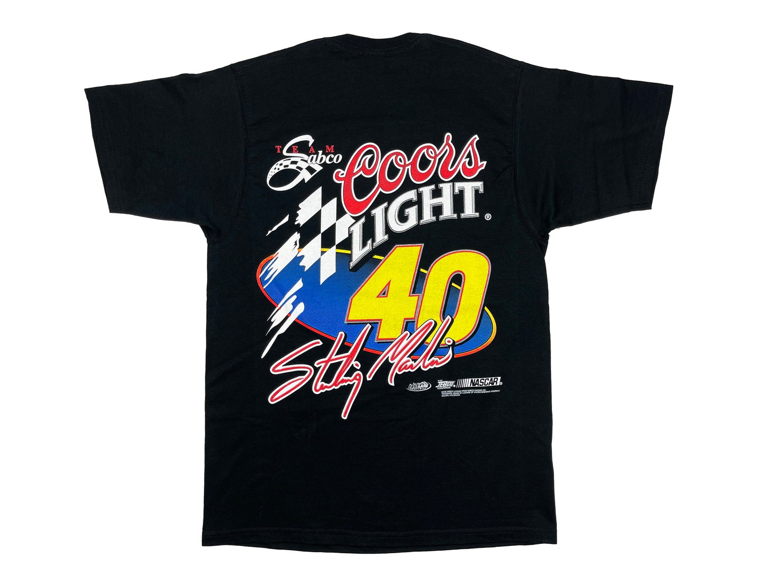 Vintage Coors Light Racing Shirt 90s Sterling Marlin Beer Etsy