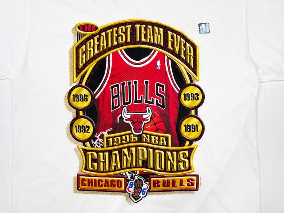 Vintage Chicago Bulls Shirt 90s NBA Michael Jorda… - image 3