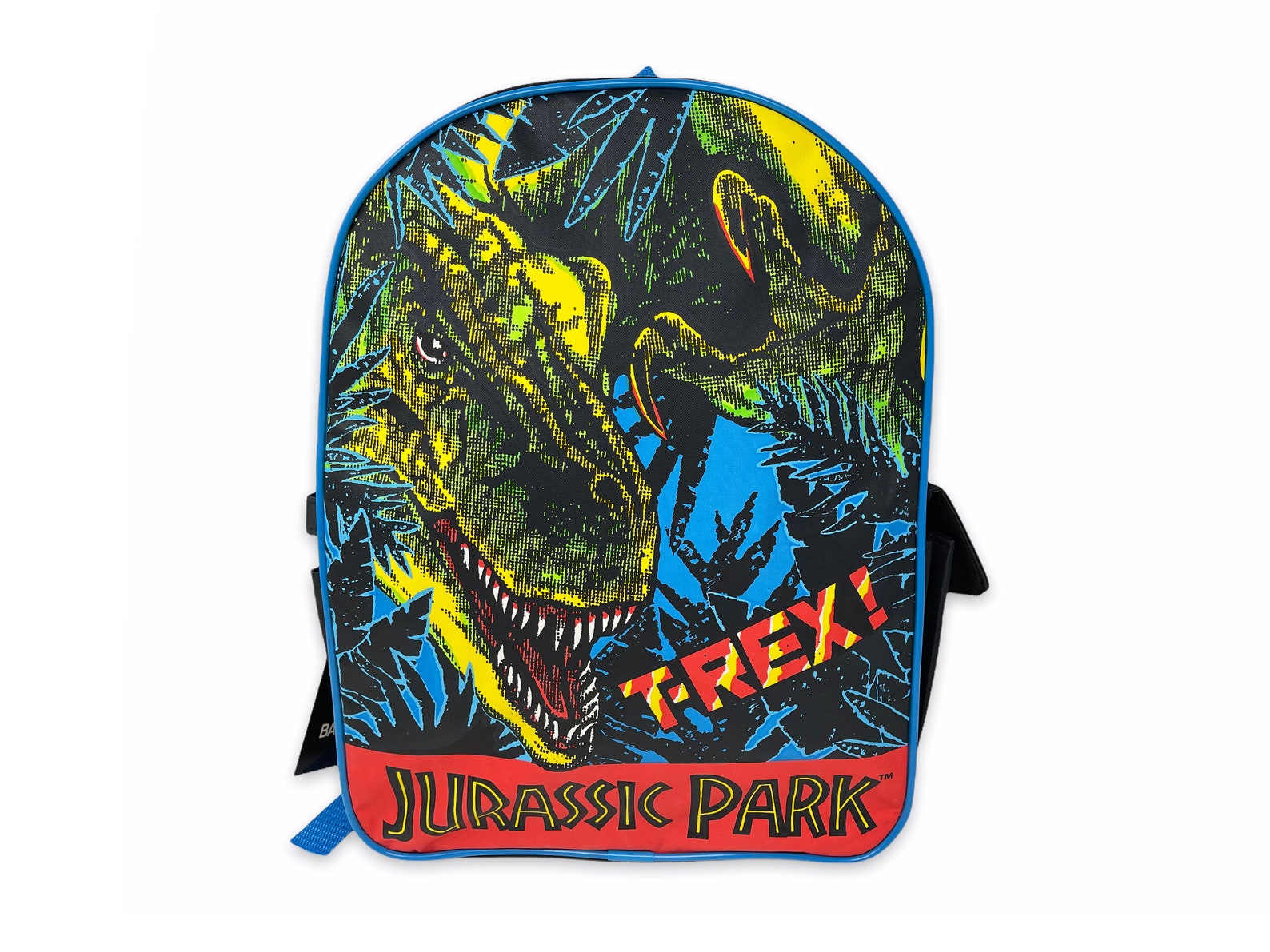 Vintage Jurassic Park Backpack 90s Book Bag Dinosaur TRex Etsy