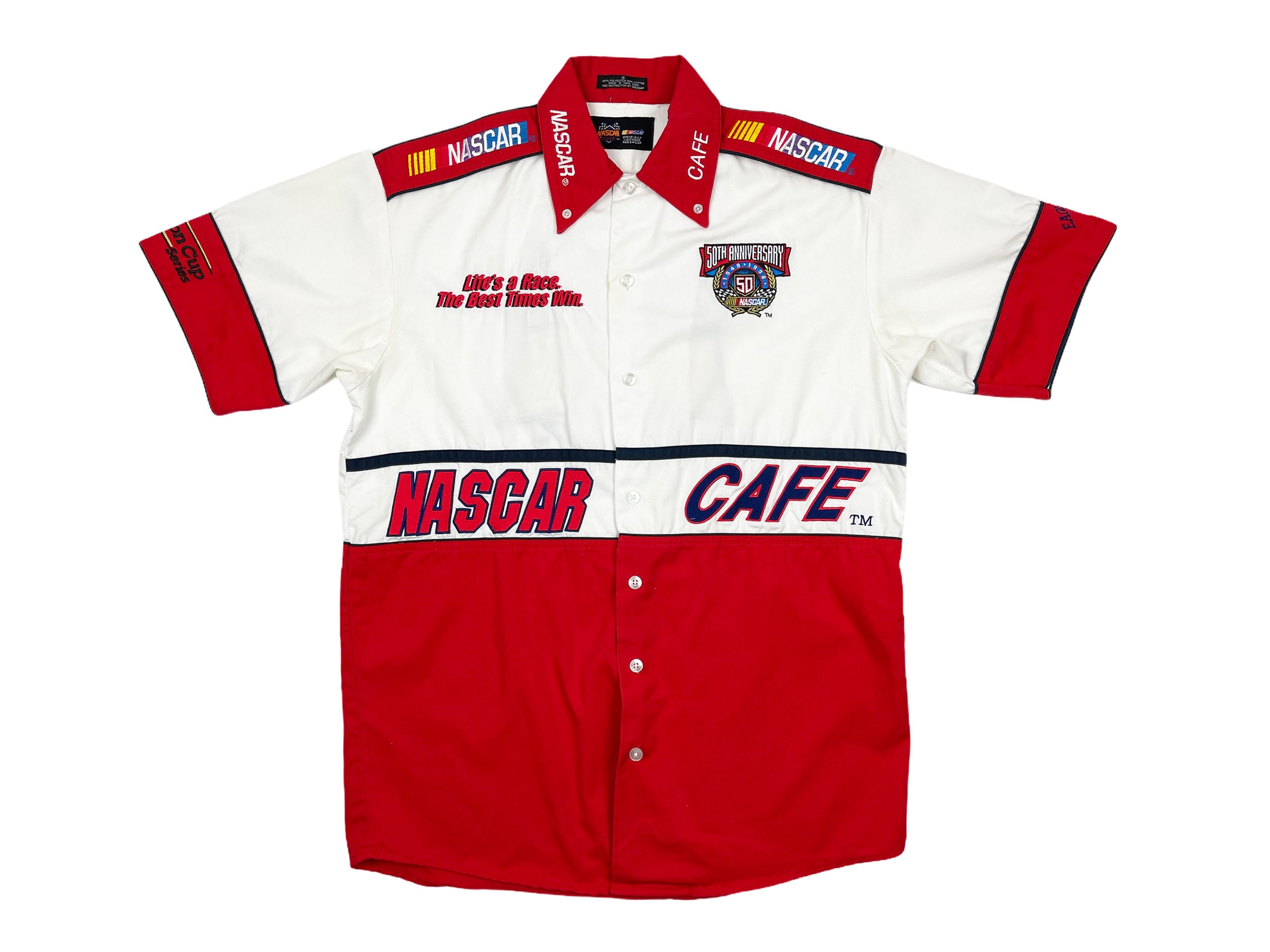 nascar button up shirts