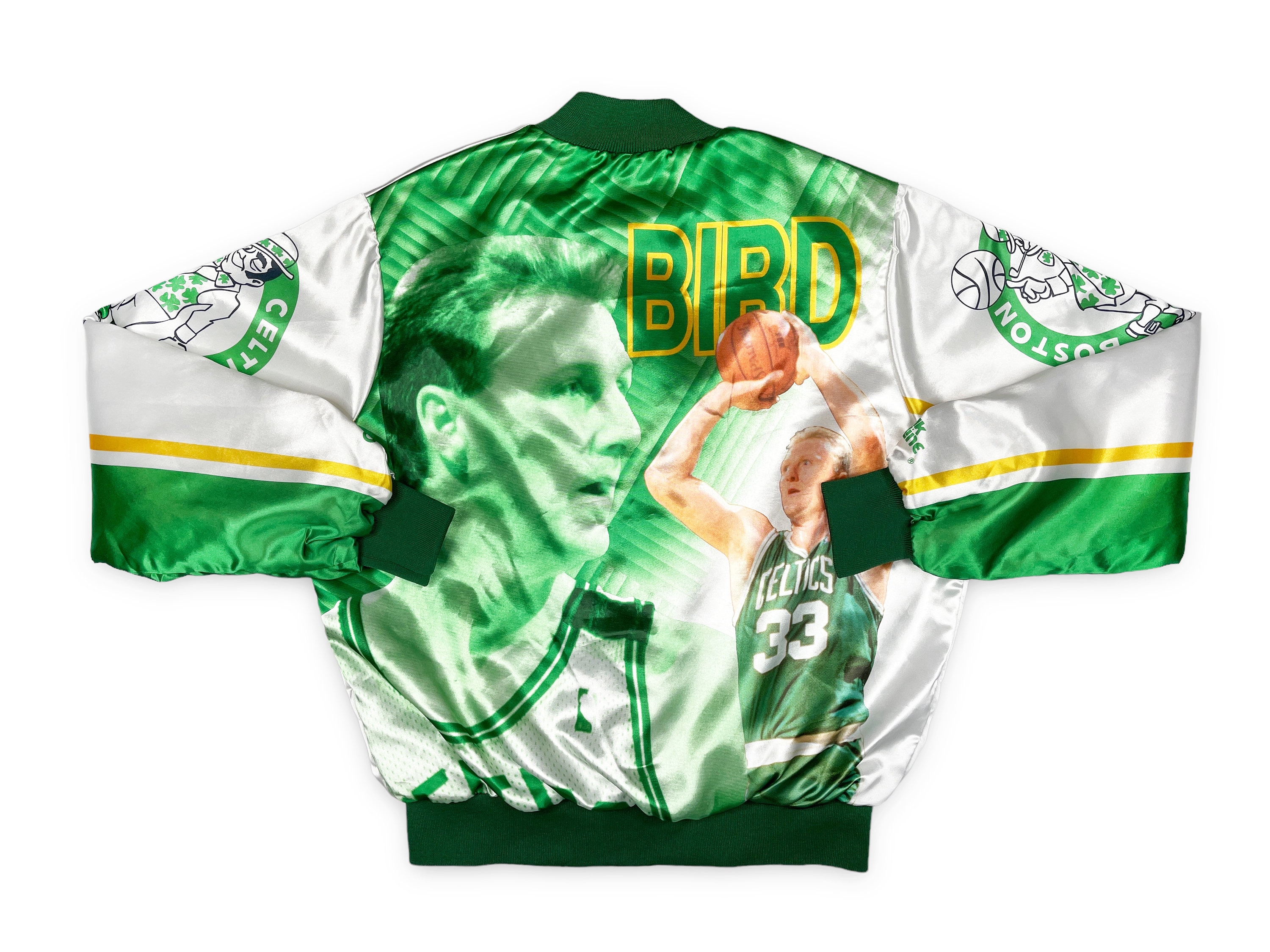 Circa 1987 Larry Bird Game Worn Boston Celtics Warmup Jacket., Lot  #82467