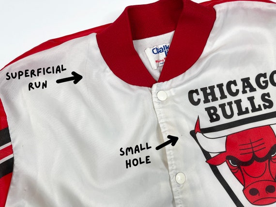 Vintage Chicago Bulls Chalk Line Jacket 90s NBA M… - image 8