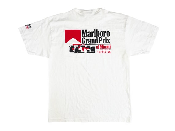 Vintage Marlboro Racing Shirt 90s Miami Grand Prix